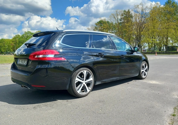 Peugeot 308 cena 58900 przebieg: 144000, rok produkcji 2016 z Warszawa małe 92